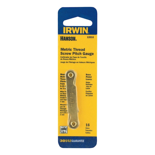 Irwin Thread Gauge Metric 16L 12016 Zoro